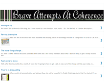 Tablet Screenshot of braveattempts.blogspot.com