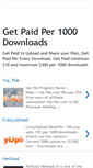 Mobile Screenshot of get-paid-per-1000-downloads.blogspot.com