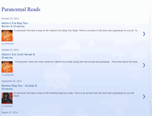 Tablet Screenshot of paranormalreadsreviews.blogspot.com