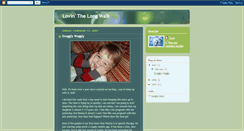 Desktop Screenshot of lovinthelongwalk.blogspot.com