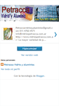 Mobile Screenshot of petraccavidrioyaluminio.blogspot.com