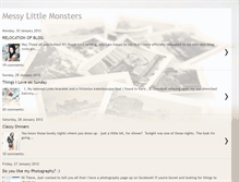 Tablet Screenshot of messylittlemonsters.blogspot.com