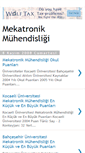 Mobile Screenshot of mekatronik-muhendisligi.blogspot.com