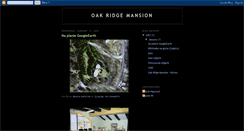 Desktop Screenshot of oakridgemansion.blogspot.com