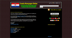 Desktop Screenshot of croatianewspaperonline.blogspot.com