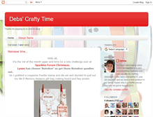 Tablet Screenshot of debscraftytime.blogspot.com