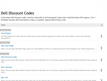Tablet Screenshot of delldiscountcodes.blogspot.com