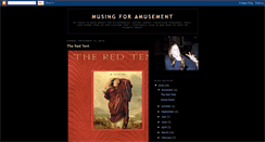 Desktop Screenshot of musingforamusement.blogspot.com