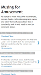 Mobile Screenshot of musingforamusement.blogspot.com