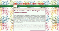 Desktop Screenshot of narayanniwaspalace.blogspot.com