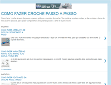 Tablet Screenshot of comofazercroche.blogspot.com