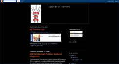 Desktop Screenshot of leadersoflearning.blogspot.com