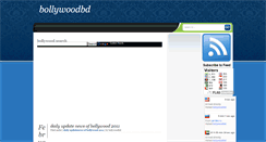 Desktop Screenshot of bdbollywoodnews.blogspot.com