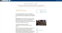 Desktop Screenshot of excusemeflo.blogspot.com