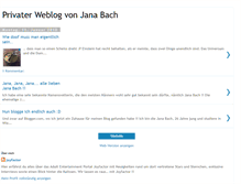 Tablet Screenshot of jana-bach.blogspot.com