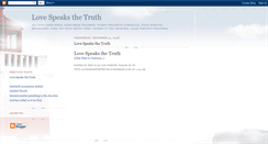 Desktop Screenshot of lovespeaksthetruth.blogspot.com