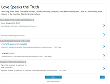Tablet Screenshot of lovespeaksthetruth.blogspot.com