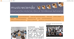 Desktop Screenshot of musicreciendo.blogspot.com