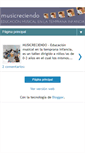 Mobile Screenshot of musicreciendo.blogspot.com