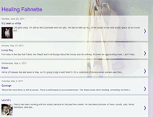 Tablet Screenshot of healingfahnette.blogspot.com