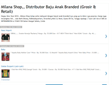 Tablet Screenshot of milanastore.blogspot.com