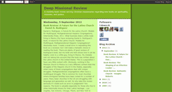 Desktop Screenshot of deepmissionalreview.blogspot.com