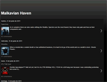 Tablet Screenshot of malkavianhaven.blogspot.com