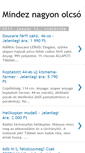 Mobile Screenshot of mindeznagyonolcso.blogspot.com