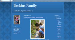 Desktop Screenshot of deskinsfamily.blogspot.com