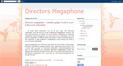 Desktop Screenshot of directorsmegaphone4u.blogspot.com