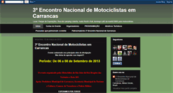 Desktop Screenshot of motociclistasemcarrancas.blogspot.com