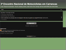 Tablet Screenshot of motociclistasemcarrancas.blogspot.com