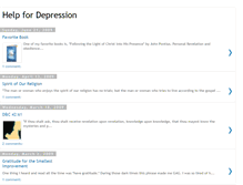 Tablet Screenshot of mylady-depressionhelp.blogspot.com