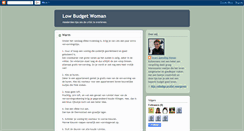 Desktop Screenshot of lowbudgetwoman.blogspot.com