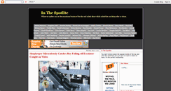 Desktop Screenshot of inthespotlite.blogspot.com