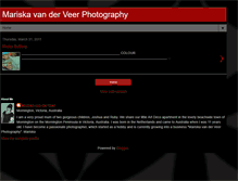 Tablet Screenshot of mariskavanderveerphotography.blogspot.com