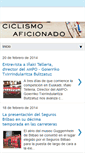 Mobile Screenshot of ciclismoaficionado.blogspot.com
