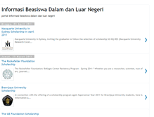 Tablet Screenshot of beasiswadalamluarnegri.blogspot.com