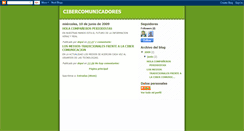 Desktop Screenshot of cibercomunicadores.blogspot.com