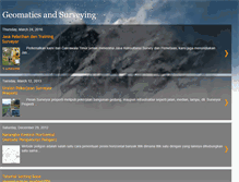 Tablet Screenshot of geomaticsandsurveying.blogspot.com