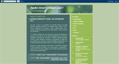 Desktop Screenshot of dimenticaresogni.blogspot.com