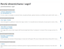 Tablet Screenshot of dimenticaresogni.blogspot.com