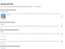 Tablet Screenshot of duskwatcher.blogspot.com