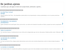 Tablet Screenshot of losjardinesajenos.blogspot.com
