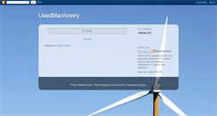 Desktop Screenshot of devjohn-usedmachinery.blogspot.com