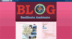 Desktop Screenshot of basilicatambiente.blogspot.com