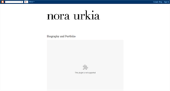 Desktop Screenshot of noraurkia.blogspot.com