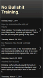 Mobile Screenshot of nobullshittraining.blogspot.com