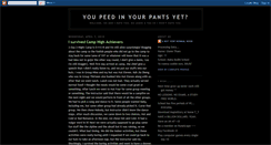 Desktop Screenshot of pee-in-your-pants.blogspot.com