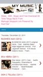 Mobile Screenshot of mymugic.blogspot.com